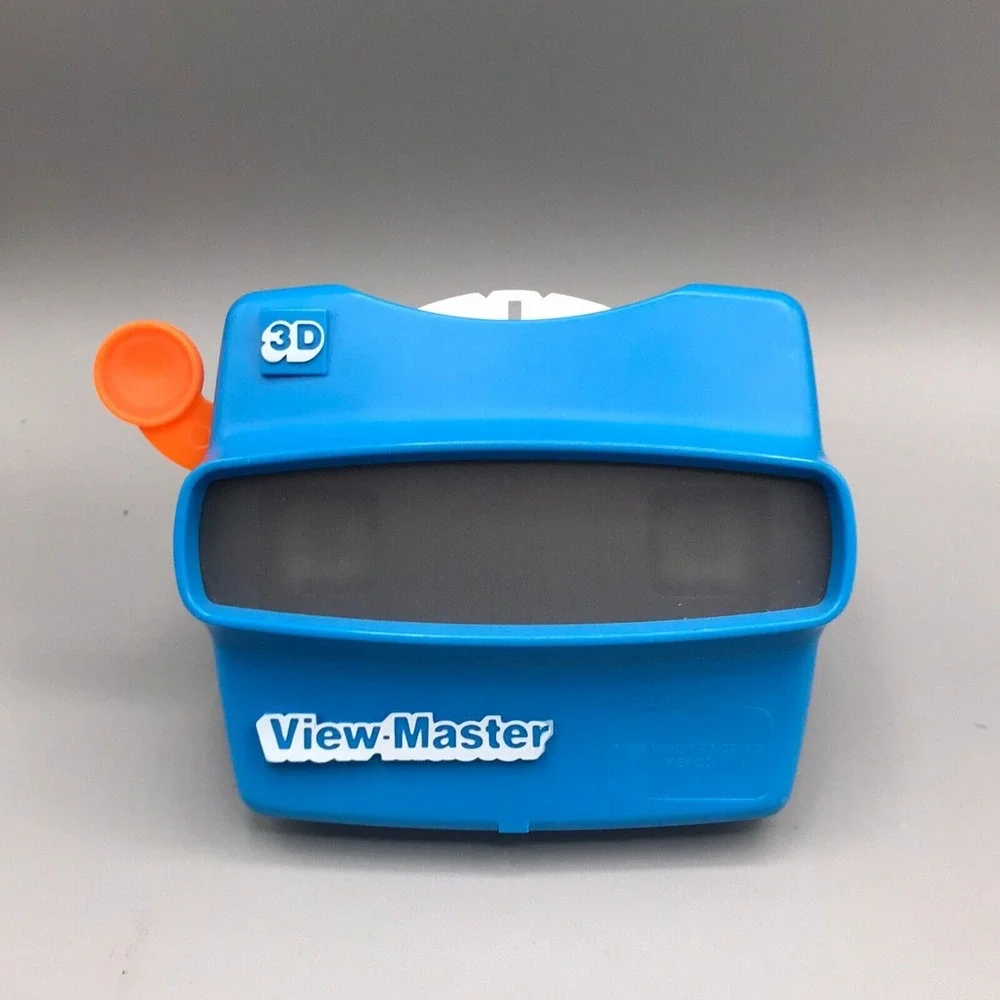 Vintage FISHERPRICE Blue Orange Viewmaster 3D Reel Viewer Toy 1998 Vintage - T22